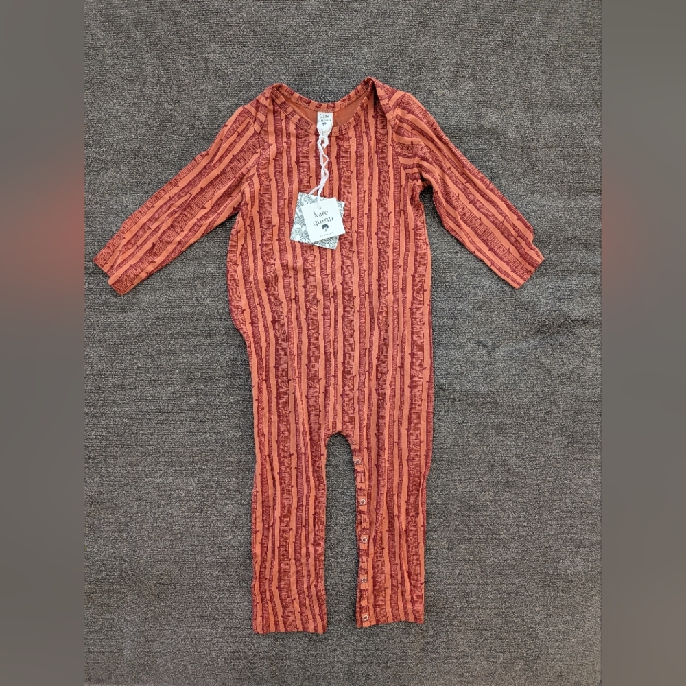 Kate Quinn Long Sleeve Jumpsuit Spice Birch - Size 2T NWT